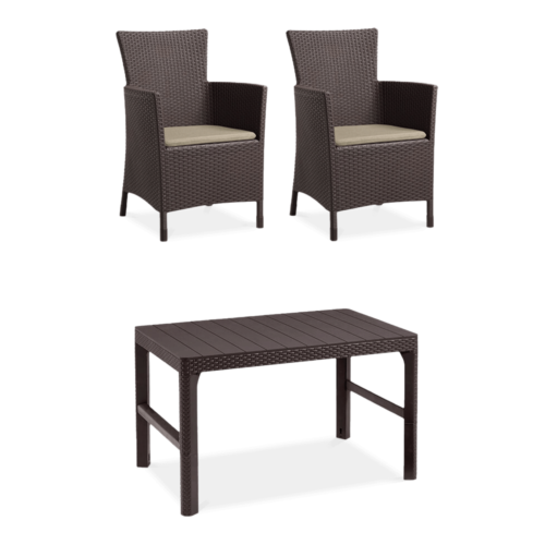 IOWA/LYON 2+1 ZESTAW BROWN