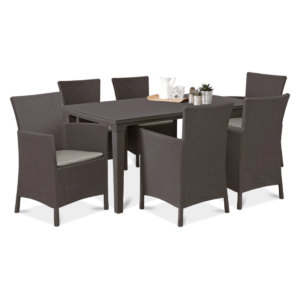 TOSCANA 6+1 ZESTAW BROWN