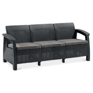 CORFU LOVE SEAT MAX SOFA GRAPHITE