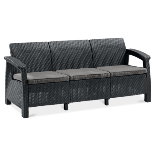 CORFU LOVE SEAT MAX SOFA GRAPHITE