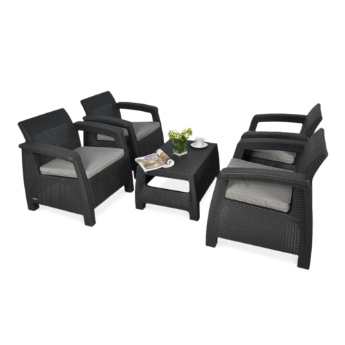 CORFU QUATTRO ZESTAW GRAPHITE