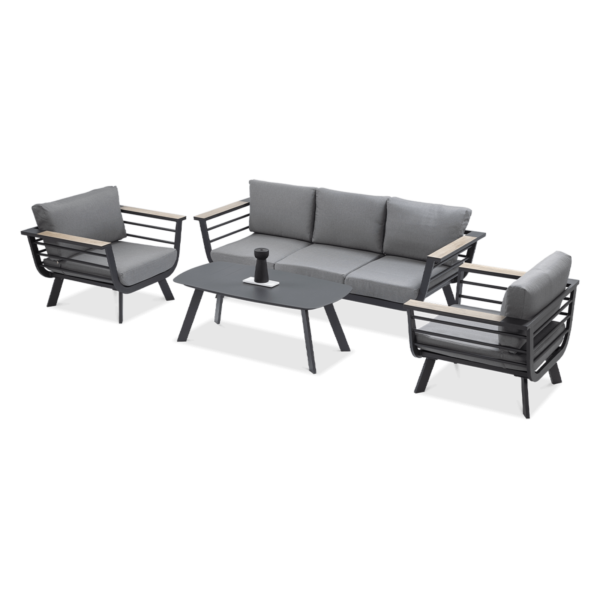 ASPEN CAFFE ZESTAW GREY