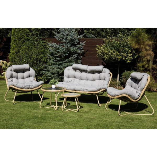 RODOS CAFFE ZESTAW NATURAL/LIGHT GREY