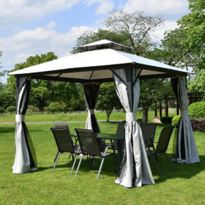 VANCOUVER 3x3 PAWILON OGRODOWY LIGHT GREY