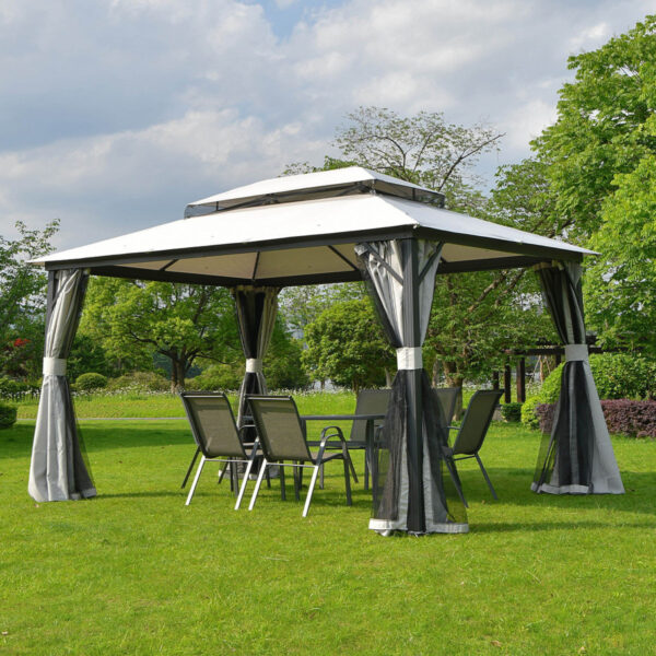 VANCOUVER 3x4 PAWILON OGRODOWY LIGHT GREY