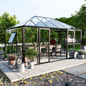 BROADWAY 436x295 OGRÓD ZIMOWY (SOLID PC+GLASS) BLACK