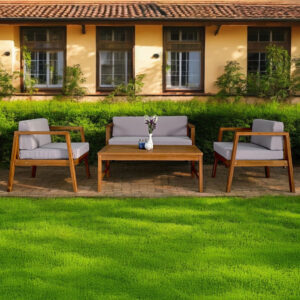 MALMO CAFFE ZESTAW ACACIA WOOD