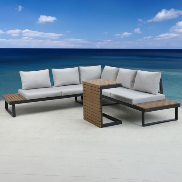 PASADENA NAROŻNIK DARK GREY