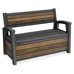 DECO GARDEN 227L ŁAWKA/SKRZYNIA WALNUT