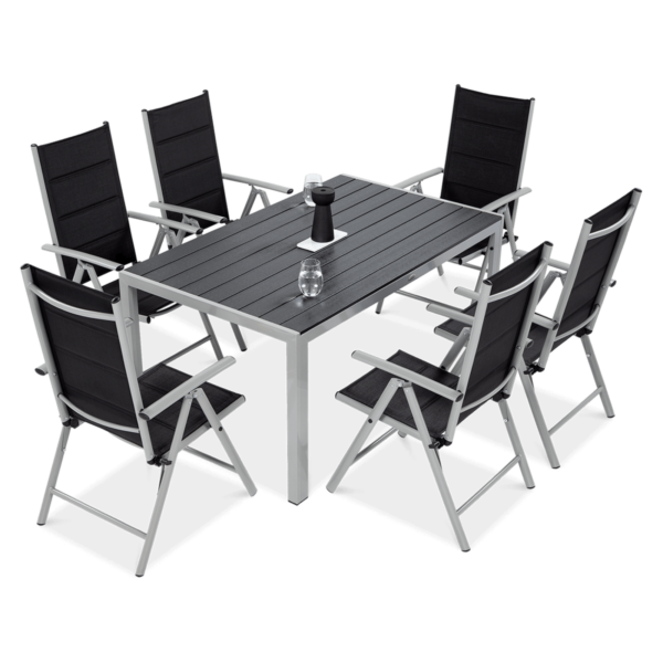 SYDNEY 150/6 ZESTAW SILVER/DARK GREY