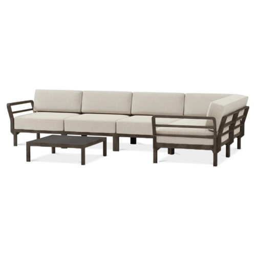 MAXIMO 5 NAROŻNIK TERRA-PERLA+MAXIMO TABLE TERRA