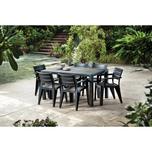 JULIE 6+1 ZESTAW GRAPHITE