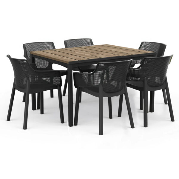 ELISA GRAPHITE/PORTO 160 ZESTAW ASHWOOD BLACK STEEL