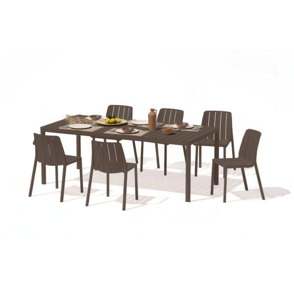 TIBERINA BISTROIT/TEVERE 147-211 6+1 ZESTAW TERRA