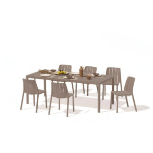 TIBERINA BISTROIT/TEVERE 147-211 6+1 ZESTAW TORTORA