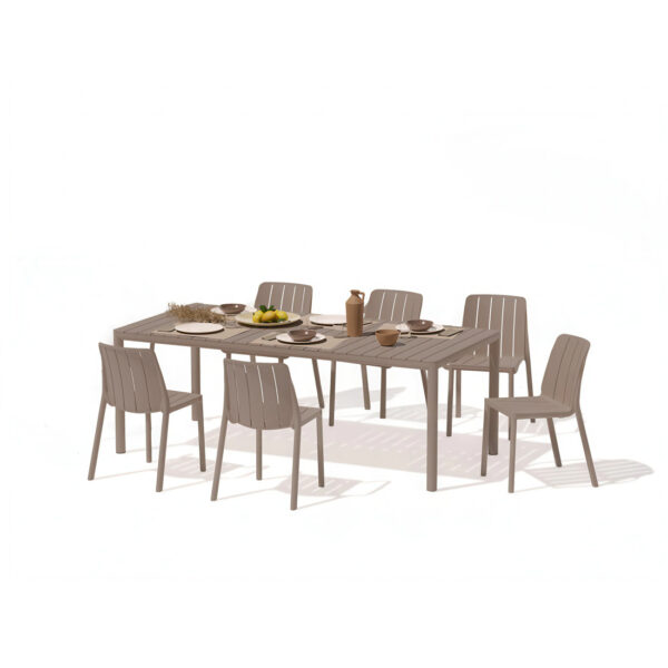 TIBERINA BISTROIT/TEVERE 147-211 6+1 ZESTAW TORTORA