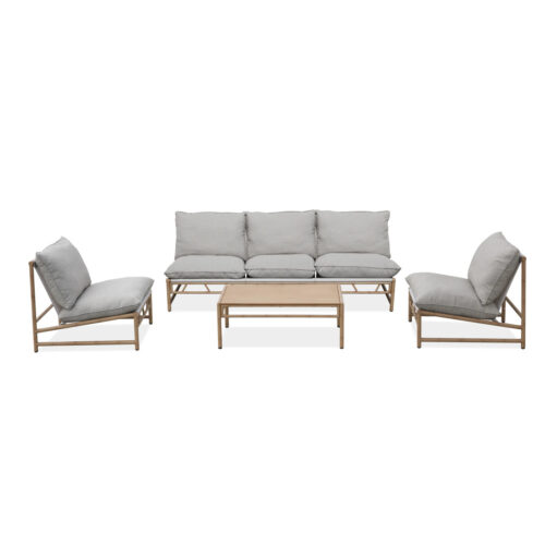 MAKANI CAFFE MAX ZESTAW GREY/BEIGE