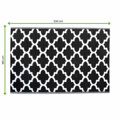 DYWAN TARASOWY 08 BLACK 160x230CM