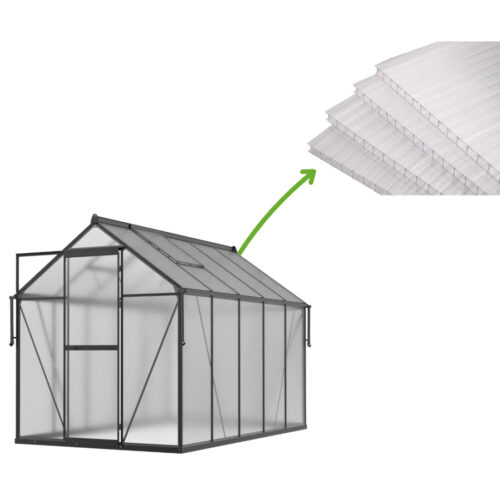PANELE POLIWĘGLANOWE 4MM (ZESTAW 5SZT.) DO SZKLARNI 183x245/303/361