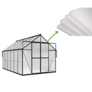 PANELE POLIWĘGLANOWE 4MM (ZESTAW 5SZT.) DO SZKLARNI 244x370/429