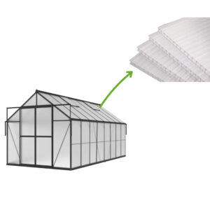 PANELE POLIWĘGLANOWE 6MM (ZESTAW 5SZT.) DO SZKLARNI 244x489