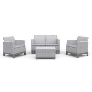 SCANDI FORMA SET 2 ASH GREY-STORM GREY/L.GREY