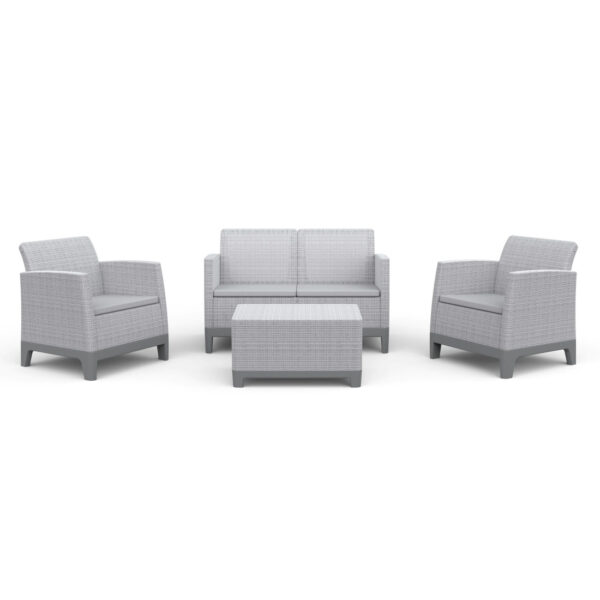 SCANDI FORMA SET 2 ASH GREY-STORM GREY/L.GREY