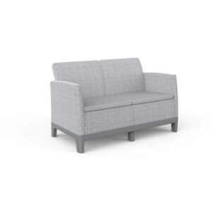 SCANDI FORMA SOFA 2 ASH GREY-SOFT BEIGE/L.GREY