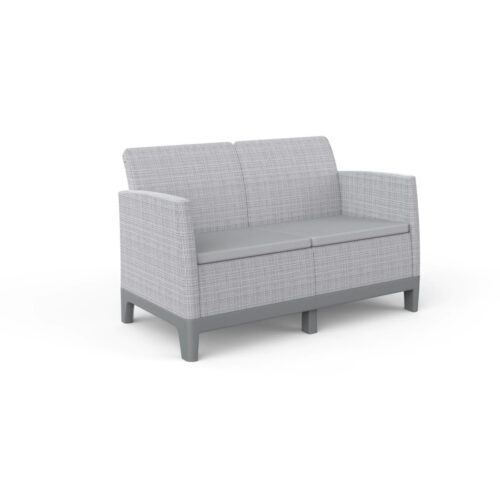 SCANDI FORMA SOFA 2 ASH GREY-SOFT BEIGE/L.GREY