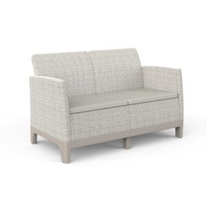 SCANDI FORMA SOFA 2 PEBBLE GREY-SOFT BEIGE/OAT