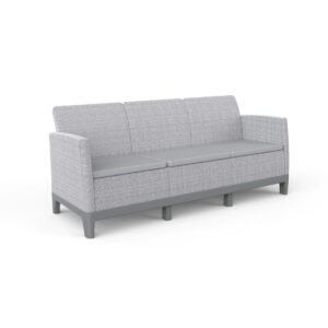 SCANDI FORMA SOFA 3 ASH GREY-SOFT BEIGE/L.GREY