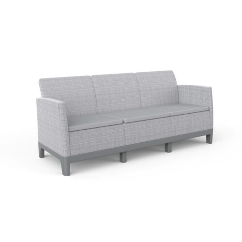 SCANDI FORMA SOFA 3 ASH GREY-SOFT BEIGE/L.GREY