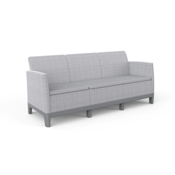 SCANDI FORMA SOFA 3 ASH GREY-SOFT BEIGE/L.GREY