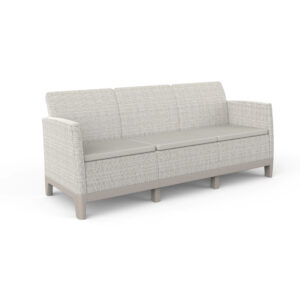 SCANDI FORMA SOFA 3 PEBBLE GREY-SOFT BEIGE/OAT