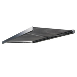 PRIME AUTOMATIC+LED 500x300 MARKIZA TARASOWA GREY/WHITE Z CZUJNIKIEM