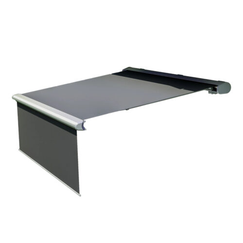 DELUXE PLUS AUTOMATIC+LED 450x300 MARKIZA TARASOWA GREY Z CZUJNIKIEM