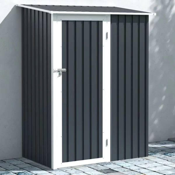 Kent_143x89_Cold_Grey_Hardmaister_garden_tool_house__5__a67f Domek metalowy ogrodowy Hardmaister Kent 143 × 89 cm Cold Grey