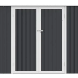 Metal_tool_room_KENT_222x149cm_Cold_Gray___HARDMAISTER__3__6d11 Domek metalowy ogrodowy Hardmaister Kent 222 × 149 cm Cold Grey