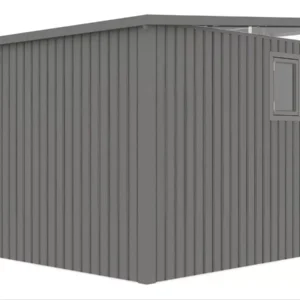 bok_domku_narzedziowego_hardmaister_z_oknem_magnetycznym_z_pc_9fce Domek metalowy ogrodowy Hardmaister Portland 289 × 318 cm Grey Aluminium