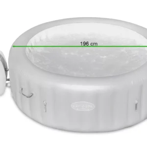 dimensions_of_the_garden_jacuzzi_palm_spings_airjet_ea50 Jacuzzi ogrodowe Bestway Palm Springs AirJet 4–6 osób 196 × 71 cm