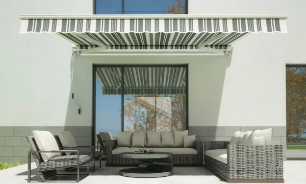 front_markizy_ogrodowej_70c1 Markiza tarasowa Gutroof Classic 300 × 250 cm White/Grey