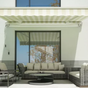 front_markizy_ogrodowej_bde3 Markiza tarasowa Gutroof Classic 300 × 250 cm White/Taupe