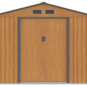 Domek metalowy ogrodowy Hardmaister Hudson 277 × 319 cm Oak Grey