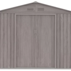 Domek metalowy ogrodowy Hardmaister Hudson 277 × 319 cm Light Wood
