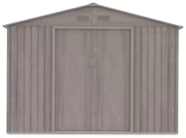 Domek metalowy ogrodowy Hardmaister Hudson 277 × 319 cm Light Wood