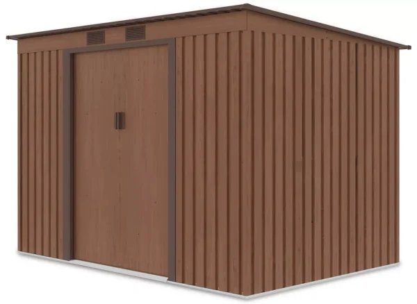 garden_house_oregon_261x171cm_walnut_hardmaister_a24e Domek metalowy ogrodowy Hardmaister Oregon 261 × 181 cm Walnut