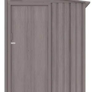 Domek metalowy ogrodowy Hardmaister Jasper 150 × 194 cm Light Wood