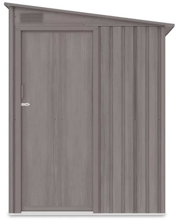 Domek metalowy ogrodowy Hardmaister Jasper 150 × 194 cm Light Wood