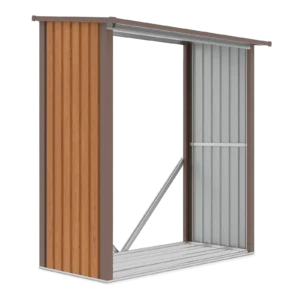 garden_woodshed_denver_182x89cm_oak_brown_hardmaister_7e92 Drewutnia metalowa ogrodowa Hardmaister Denver 182 × 89 cm Oak Brown