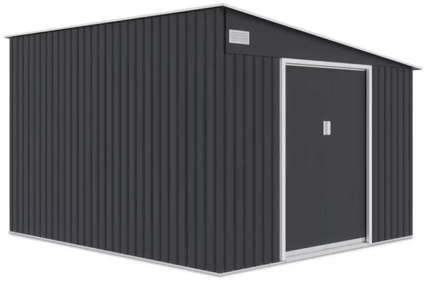 house_garden_Jasper_279x321_cm_Cold_grey_hardmaister_left_side_of_the_house_7159 Domek metalowy ogrodowy Hardmaister Jasper 279 × 321 cm Cold Grey